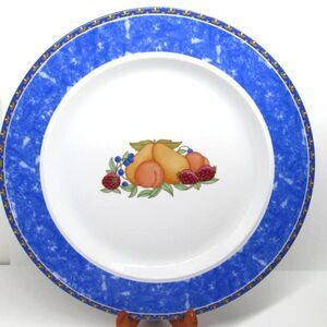 Dansk Fiance Fruits Blue 13 1/8" Chop Plate Or Platter